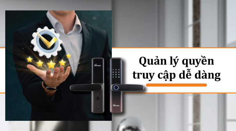 Demax EL268 MB APP Wifi - Quản lý truy cập dễ dàng